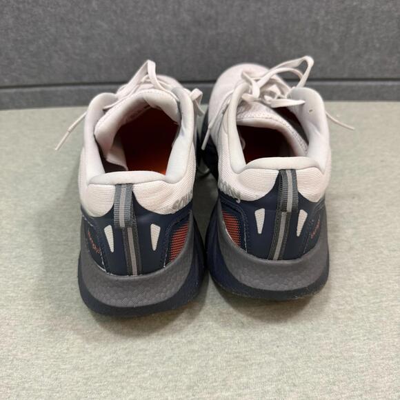 Saucony Triumph 22 Mens Size 12.5 White Blue Athletic Running Shoes Sneakers - Picture 6 of 15